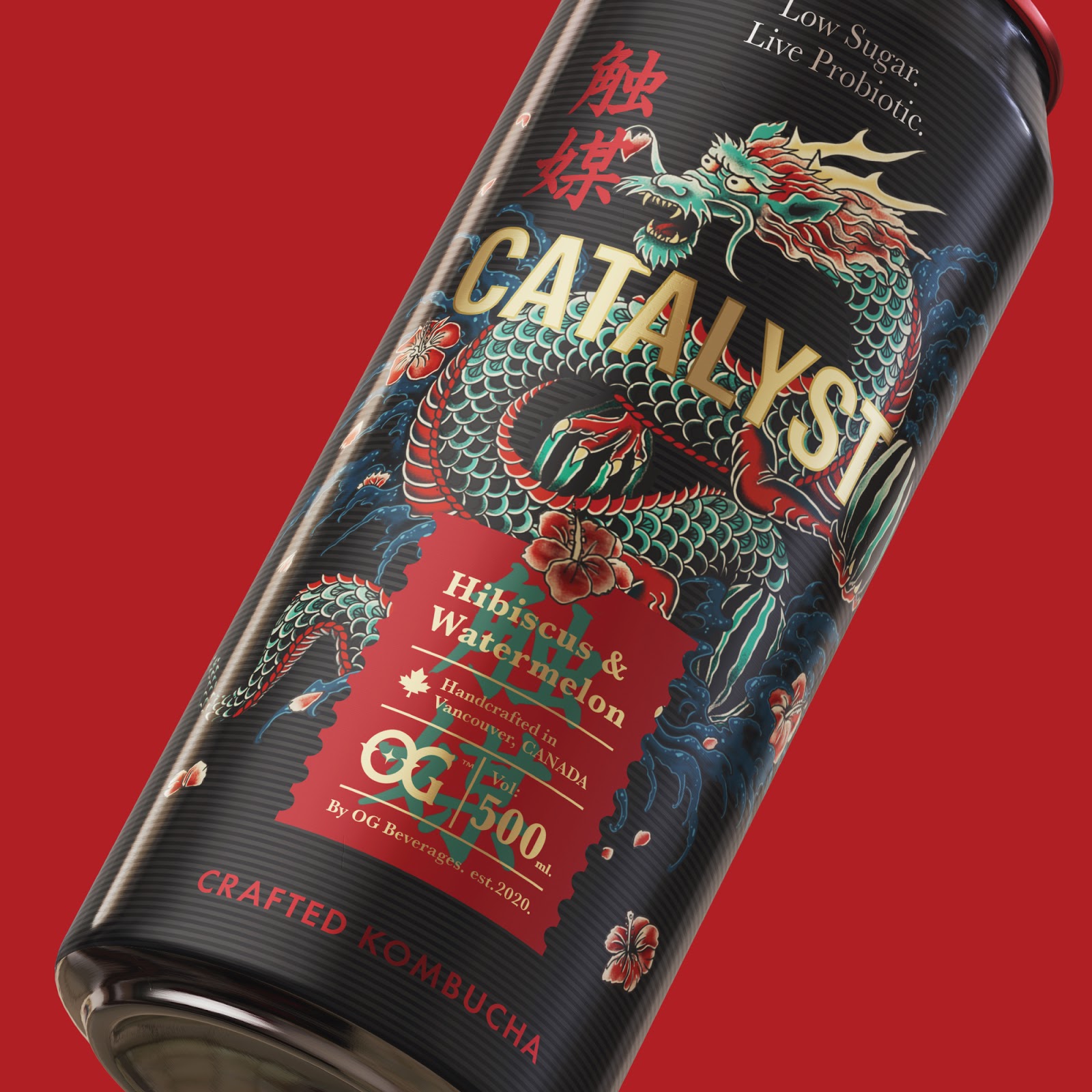 Kombucha鋁罐包裝設(shè)計創(chuàng)新概念