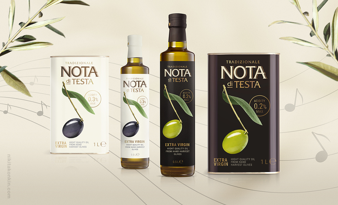 Nota橄欖油包裝設計