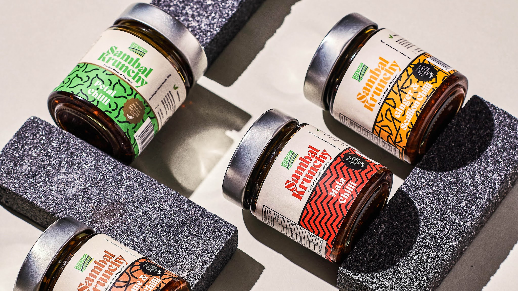 馬來(lái)西蘭包裝設(shè)計(jì)|Vegination辣椒醬包裝設(shè)計(jì)