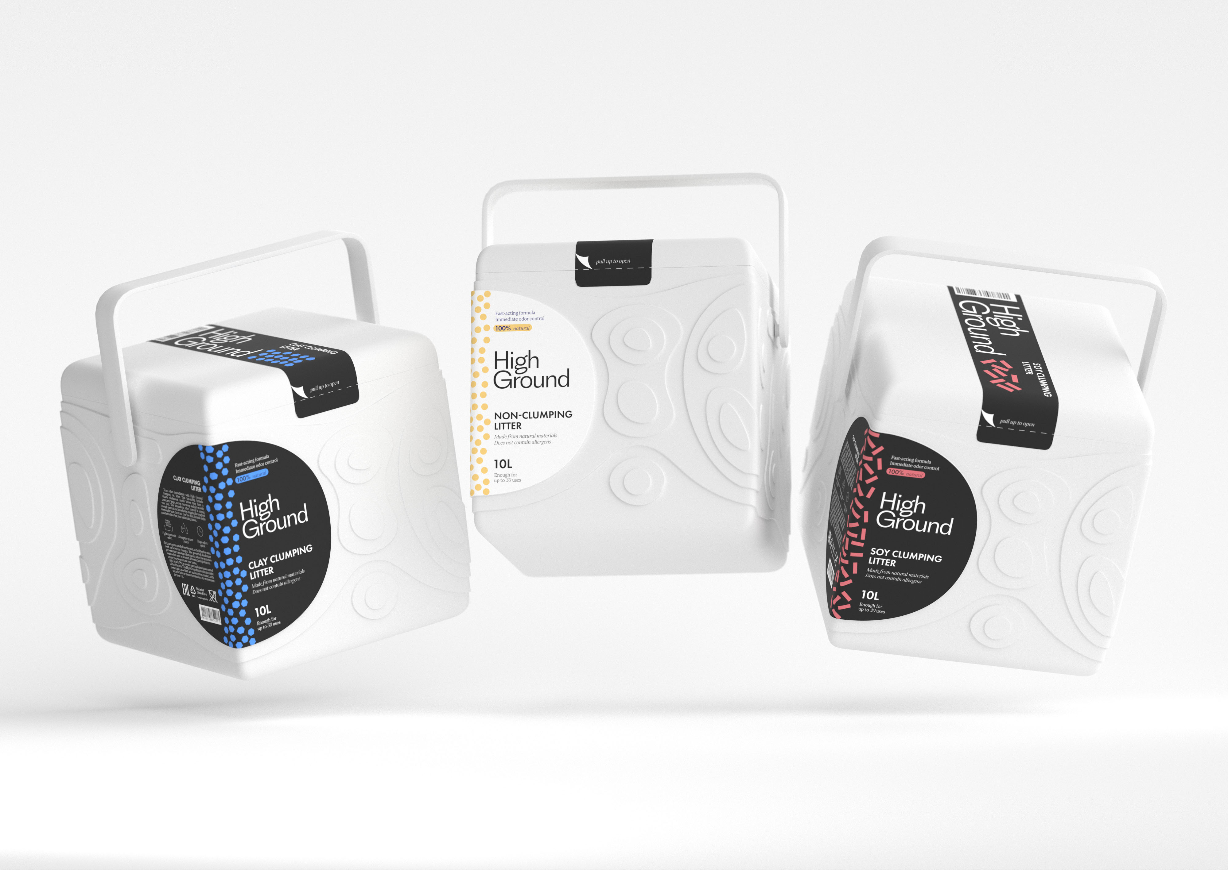 HighGround Student 貓砂包裝設計