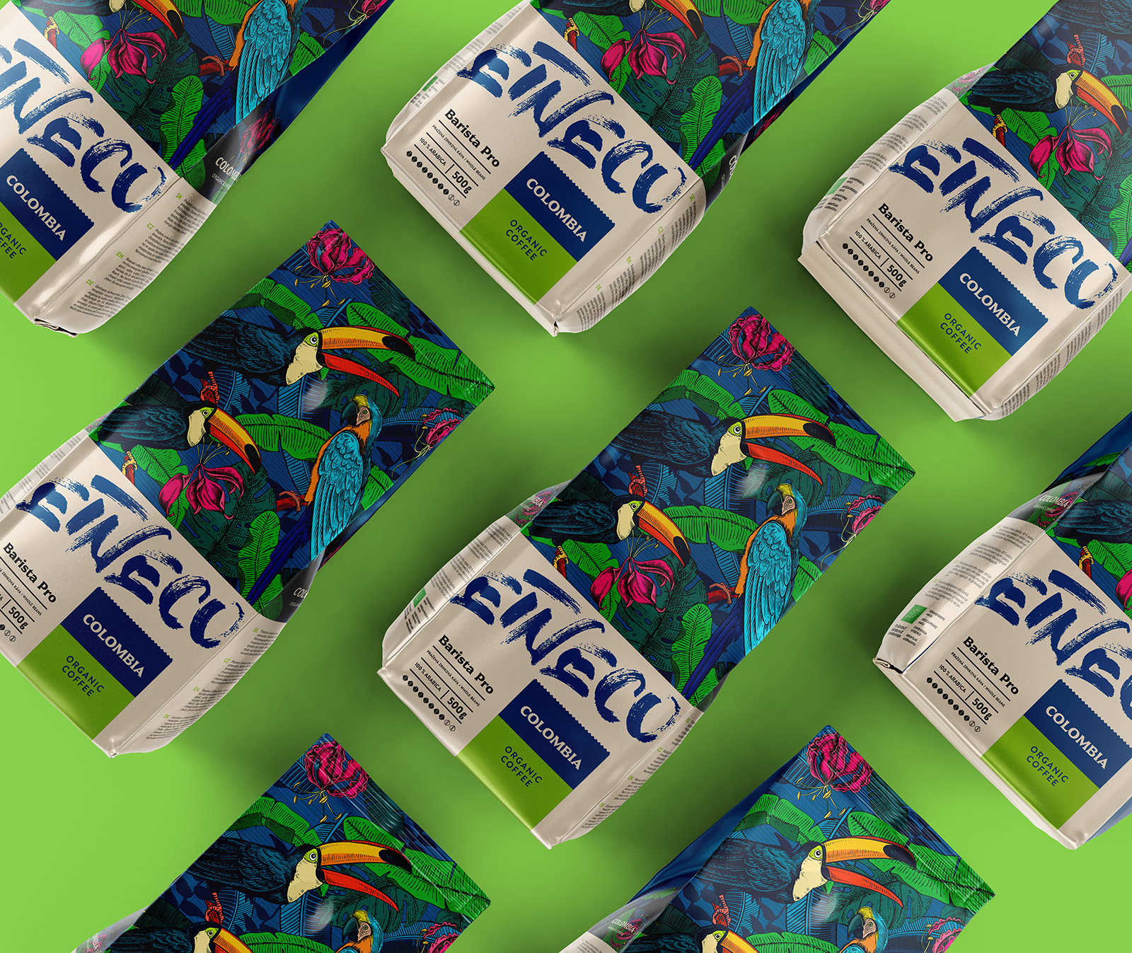 包裝設(shè)計欣賞｜Etneco Espresso生態(tài)有機咖啡包裝設(shè)計創(chuàng)意