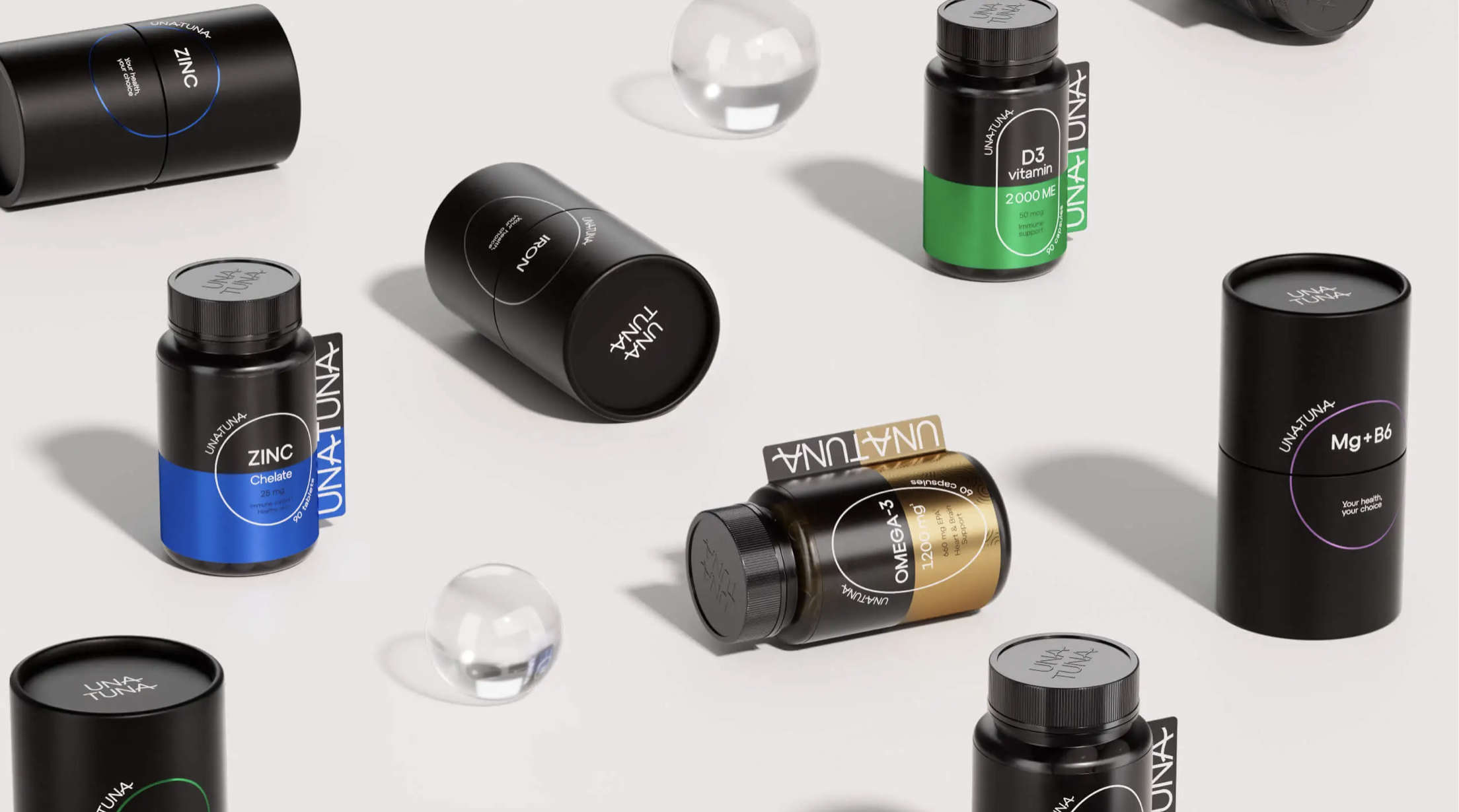 U N A T U N A保健品包裝設計欣賞